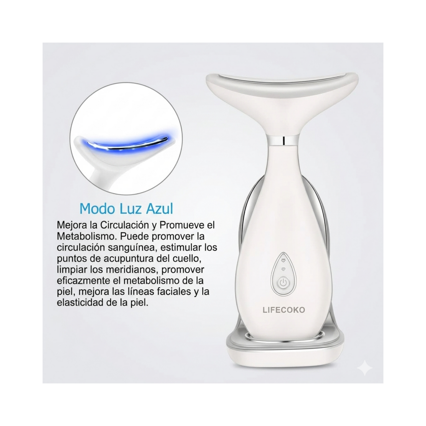 Masajeador Facial Eléctrico: Reafirmante y Tonificador para Rostro y Cuello - Efecto Lifting